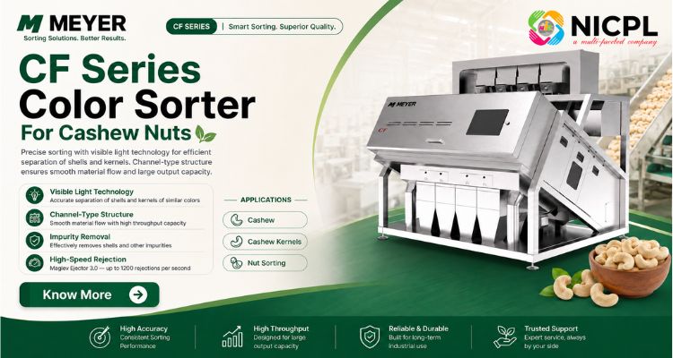 Meyer color sorter machines — authorized dealer India
