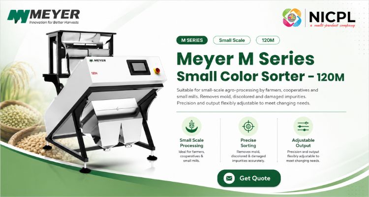 Meyer color sorter machines — authorized dealer India