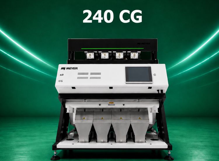 MEYER CG.4.0 AI Color Sorter for Peanuts, Rajma, Cashew & Big Commodities