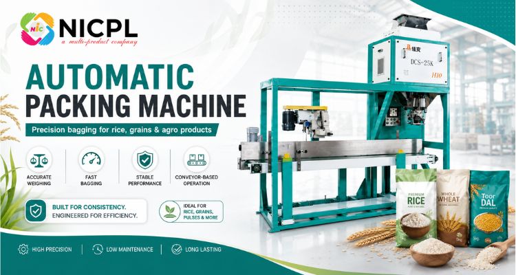 Rice and grain packing machines