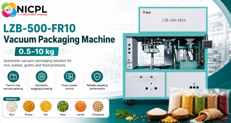 Rice and grain packing machines