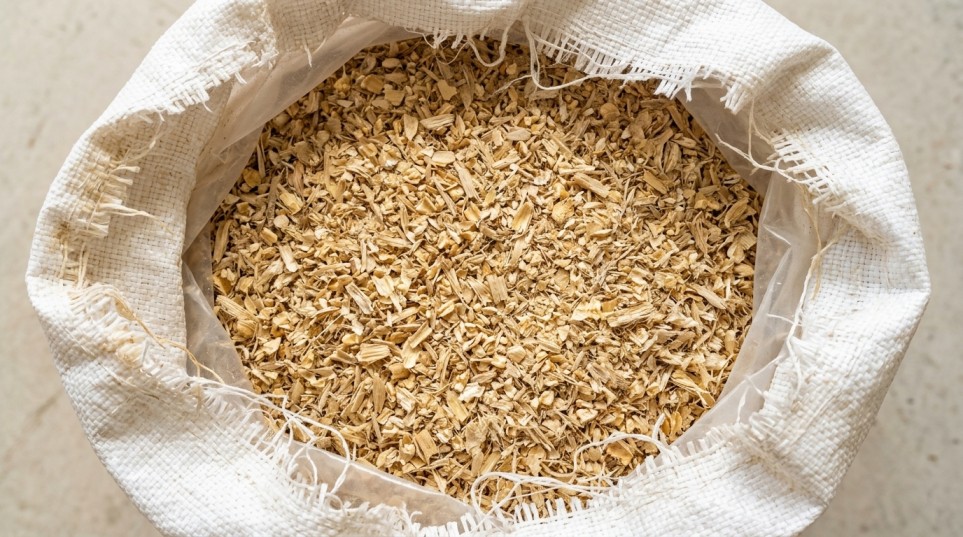 Corn Fiber PP Woven Bag before packing
