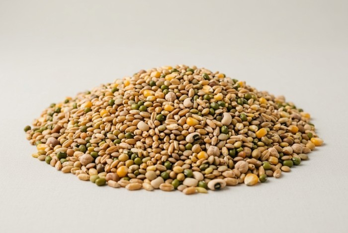 Grain vacuum-pack before packing