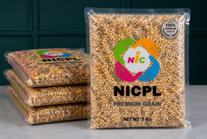 Grain vacuum-pack after packing