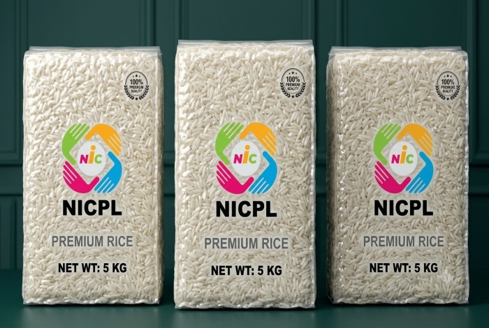 Rice after packing