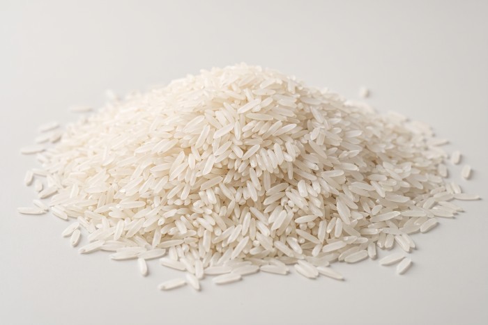 Rice before packing