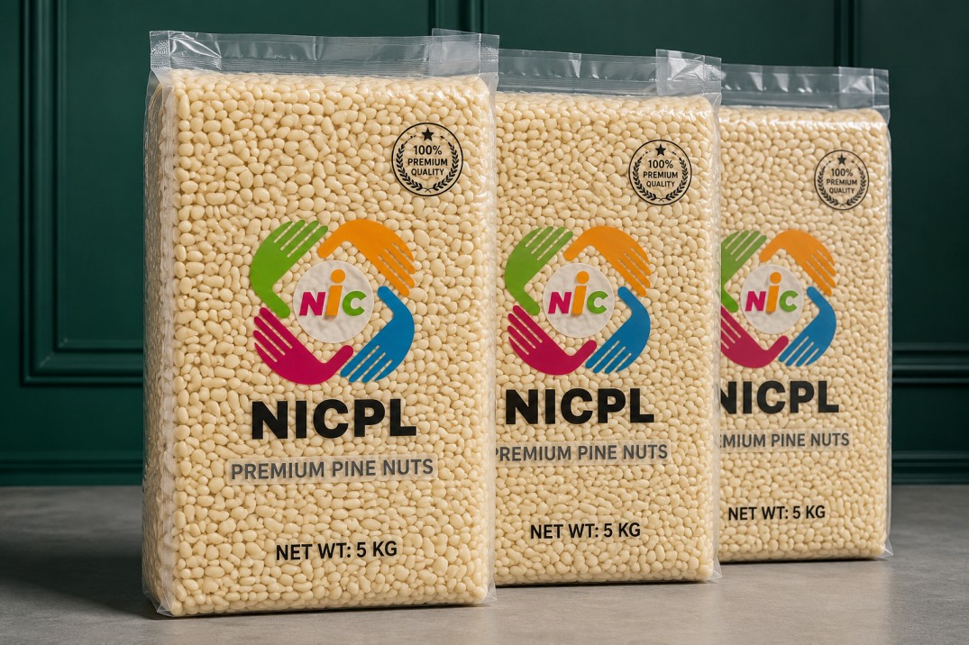 Pine Nuts after packing