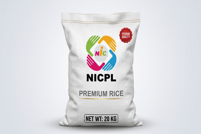 Rice after packing