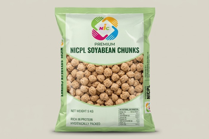 Soyabean Chunks after packing